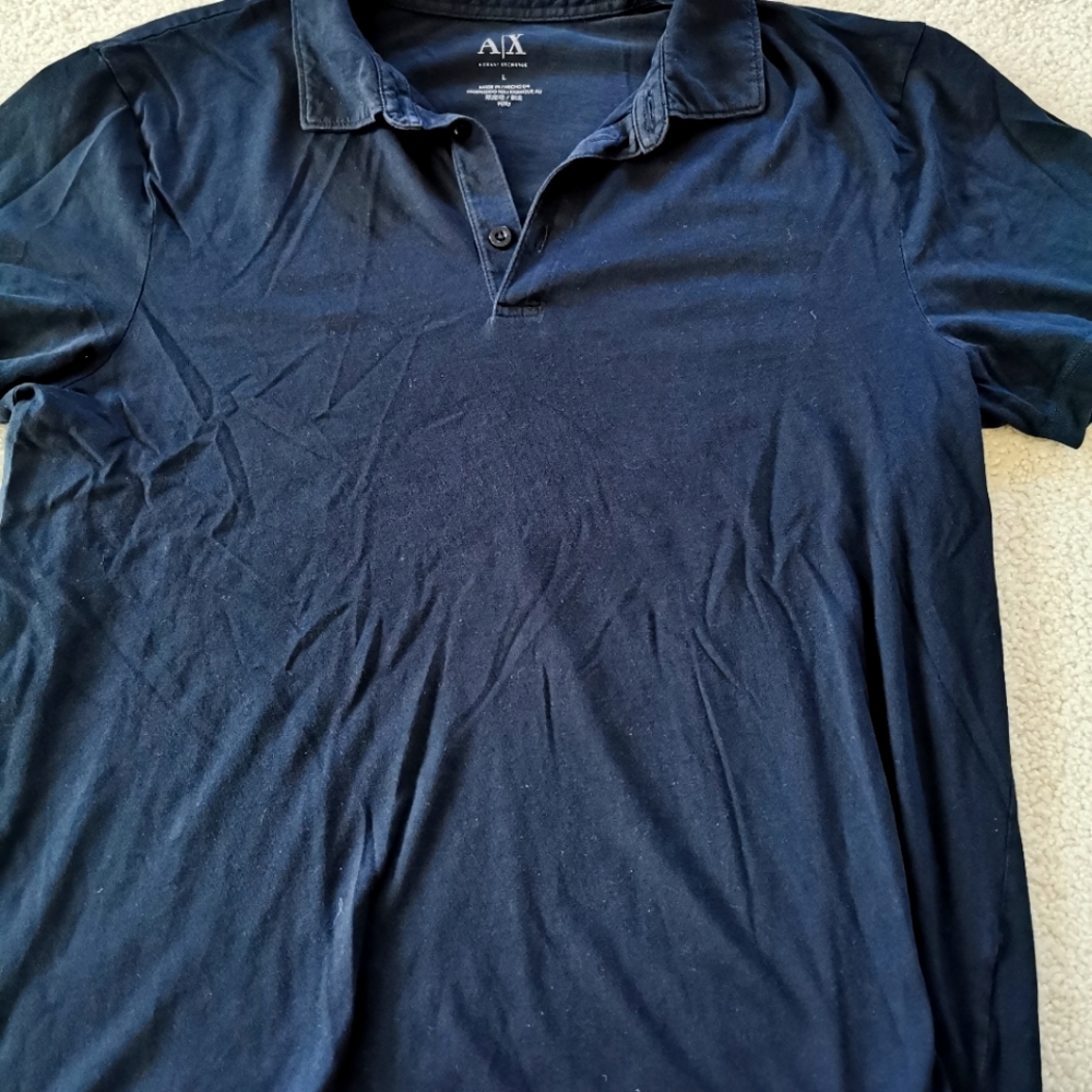 Armani Exchange men's navy T-shirt